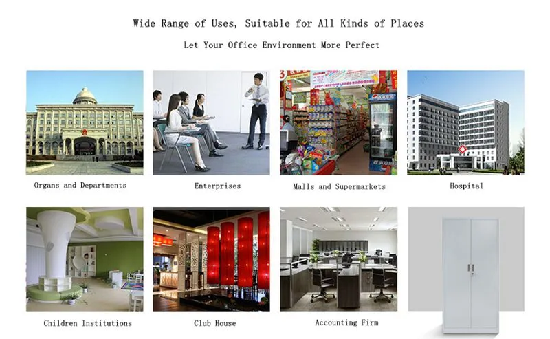 4-Door 5 Layers Office School Hospital Steel Filing Cabinet/Shelf