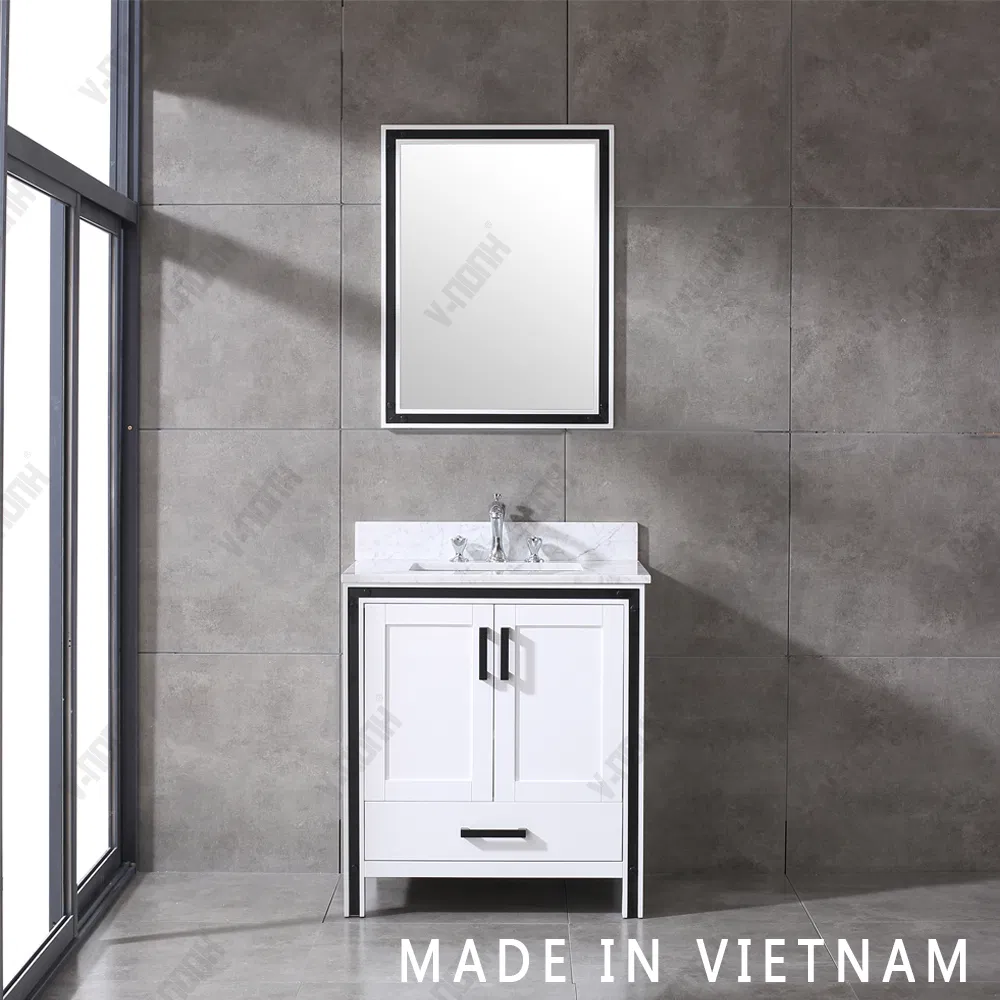 60inch Modern Style Double Sinks Free-Standing Bathroom Vanity