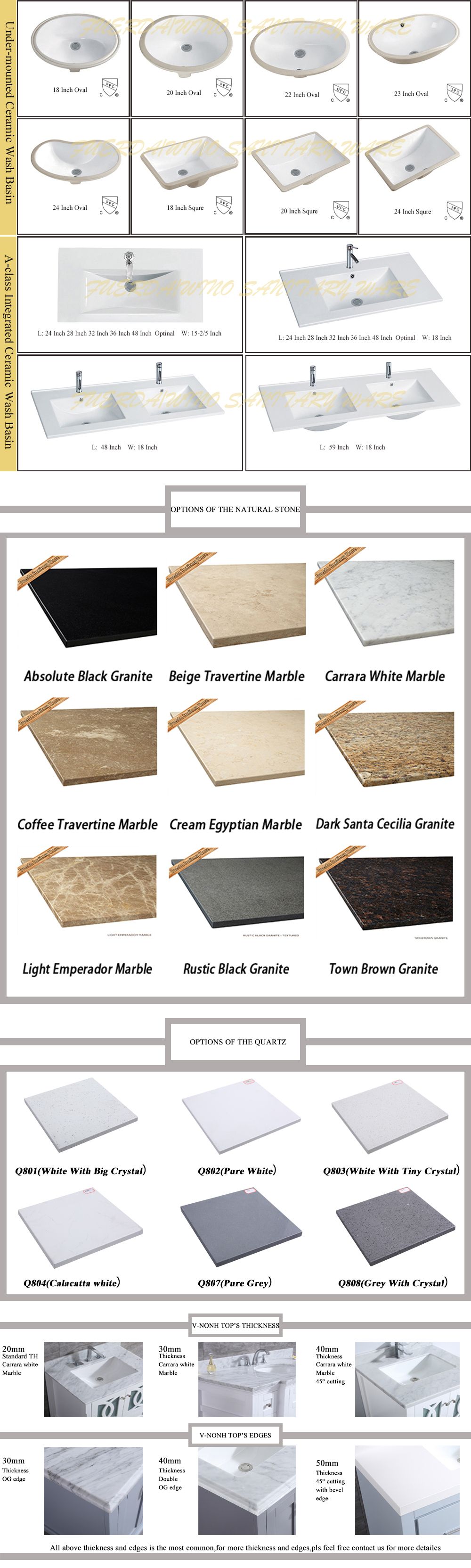 72inch Clear Grey Bathroom Vanity