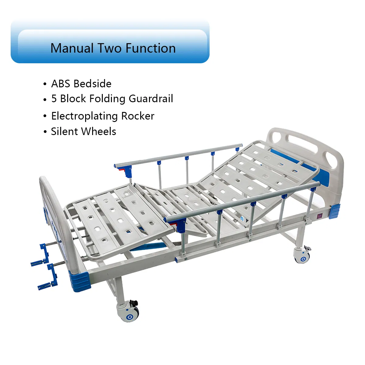 ABS Crank 2 Function Medical Hospital Bed B07 -1A