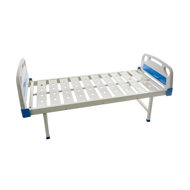 ABS Headboard Medical Equipment Hospital Furniture Flat Bed for Patients