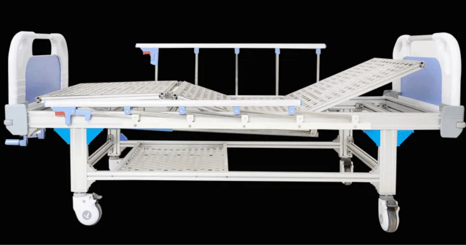 Aluminum Alloy Care Bed with Two Functional Medical Beds