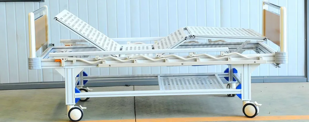 Aluminum Alloy Care Bed with Two Functional Medical Beds