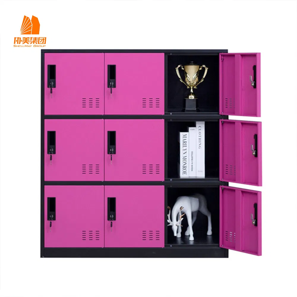 Available in a Variety of Colors, Changing Room Storage Cabinet Steel Locker.