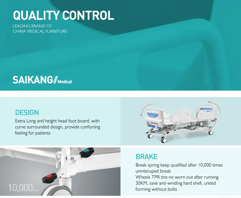 B3c ABS Three Functions Hospital Bed