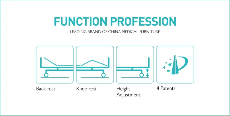 B3c ABS Three Functions Hospital Bed