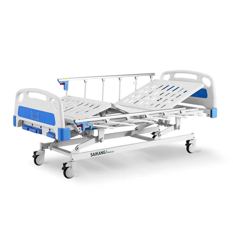 B3c Cheap Manual Crank Clinic Bed with Casters