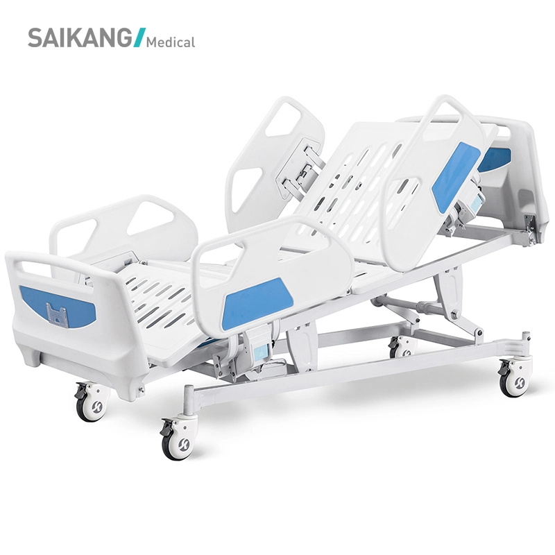 B6e 3 Function Folding Clinic Equipment Adjustable Electric Medical Nursing Patient Hospital Bed with Casters