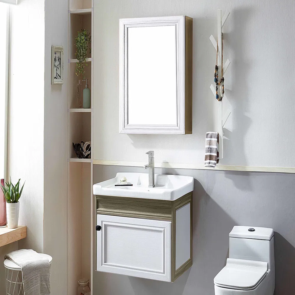 Basin MDF Furniture Carbon Fiber Bathroom Cabinet Vessel Sink
