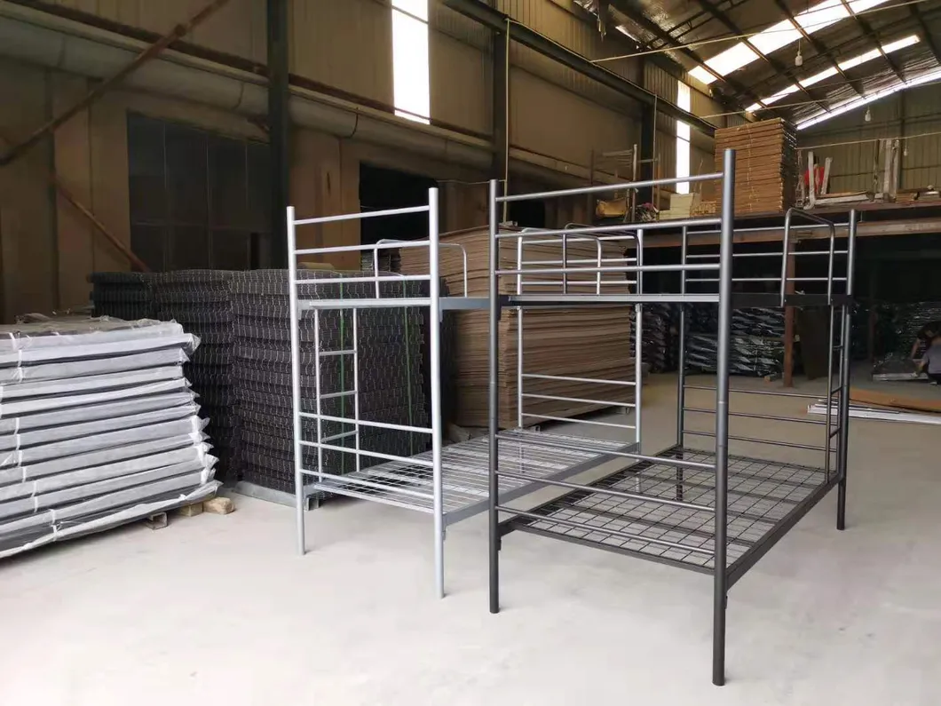 Bedroom Furniture Strong Metal Frame Children Bunk Bed Adults Bed