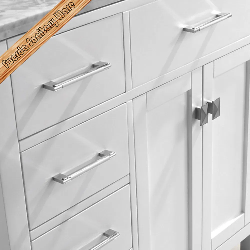 Big Size Bathroom Vanity, Modern Solid Wood Cabinet