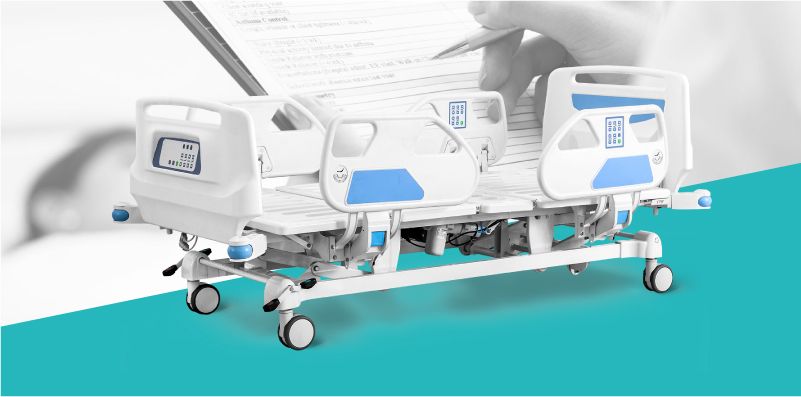 C8e Hospital Electric Adjustable Care Bed