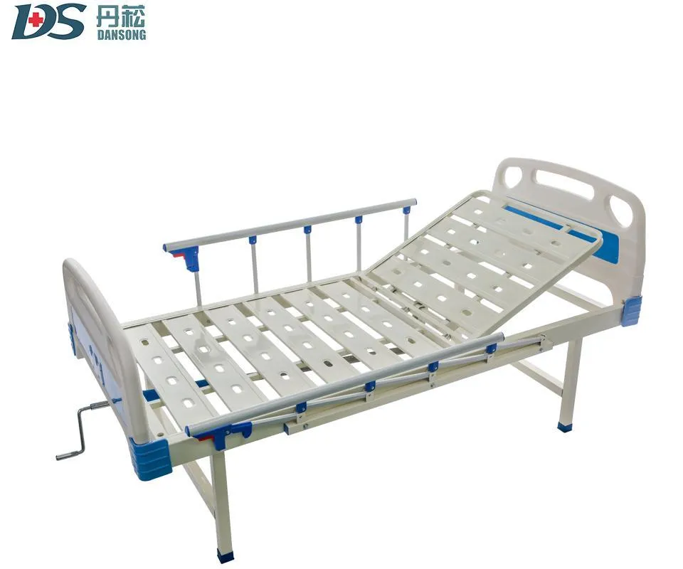 Cheapest Price Folding Single Function Standard Manual Hospital Bed for Clinic