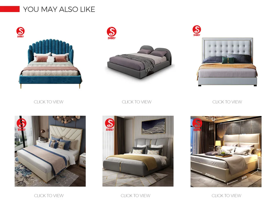 Chinese Factory Nordic Simple Master Double Bed Young Girl Luxury Fabric Home Bedroom Bed