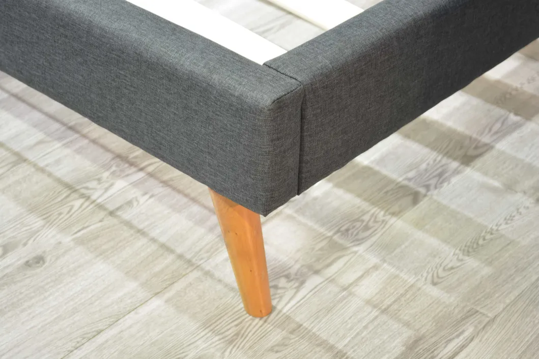 Classic Linen Fabric Bed Living Room Furniture China Bed