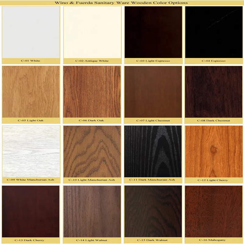 Classic Wood Mirrored Bathroom Cabinet