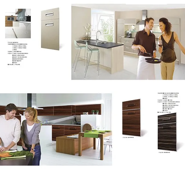 Customized High Glossy UV Kitchen Cabinet (ZH012)