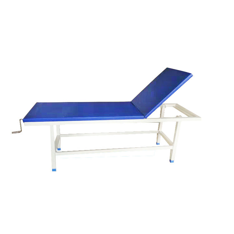 D04 Adjustable Stainless Steel Medical Exam Bed Hospital Examination Table