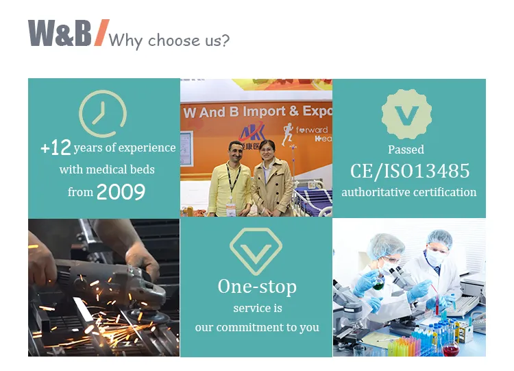 D04 Blue Color Folded Stainless Steel Medical Furniture Hospital Equipment Diagnostic Hospital Consultant Bed Examination Coach/Bed in Hospitals