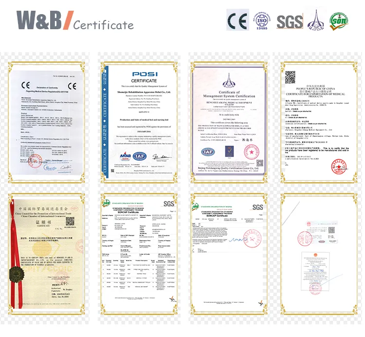 D04 Blue Color Folded Stainless Steel Medical Furniture Hospital Equipment Diagnostic Hospital Consultant Bed Examination Coach/Bed in Hospitals