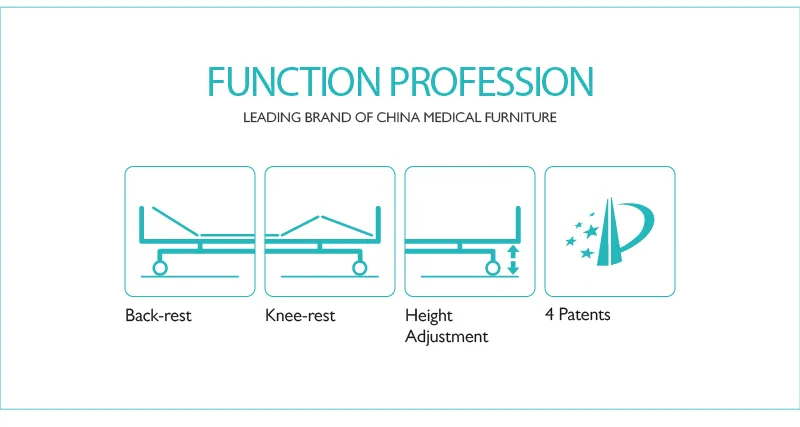 D5w5s-Sh Adjustable Medical Electric 3 Functions Clinic Bed