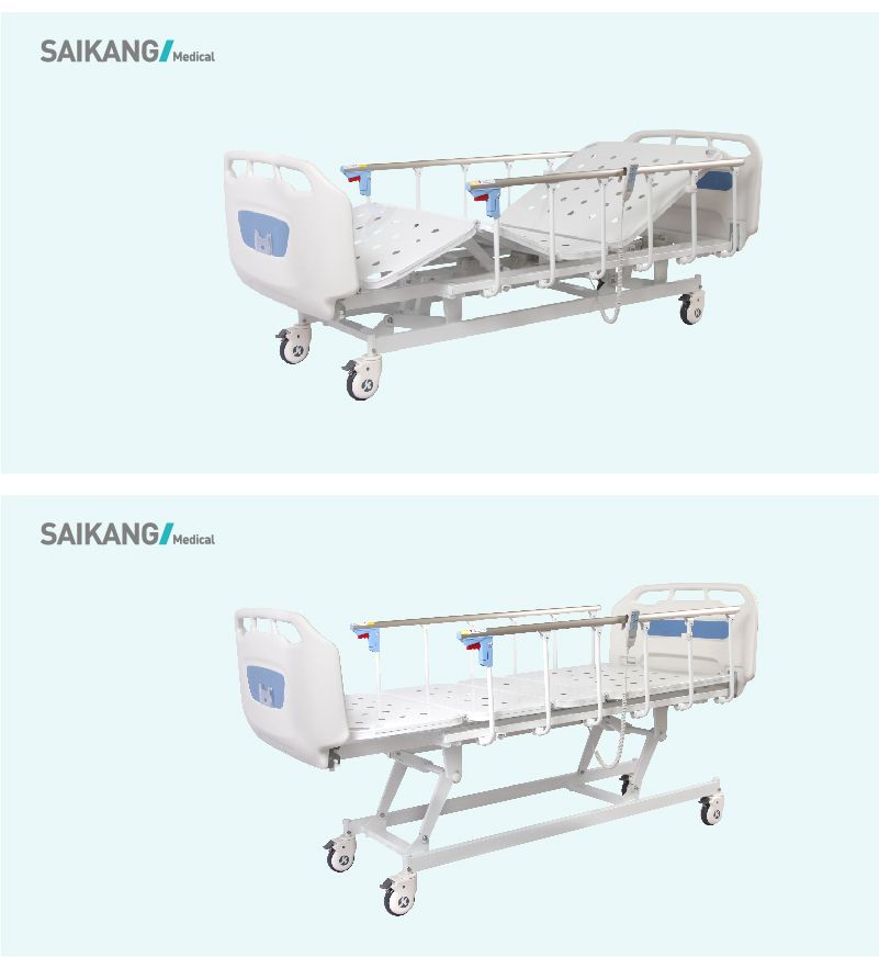 D5w5s-Sh Electric Medical Furniture Hospital ICU Bed with Three Functions