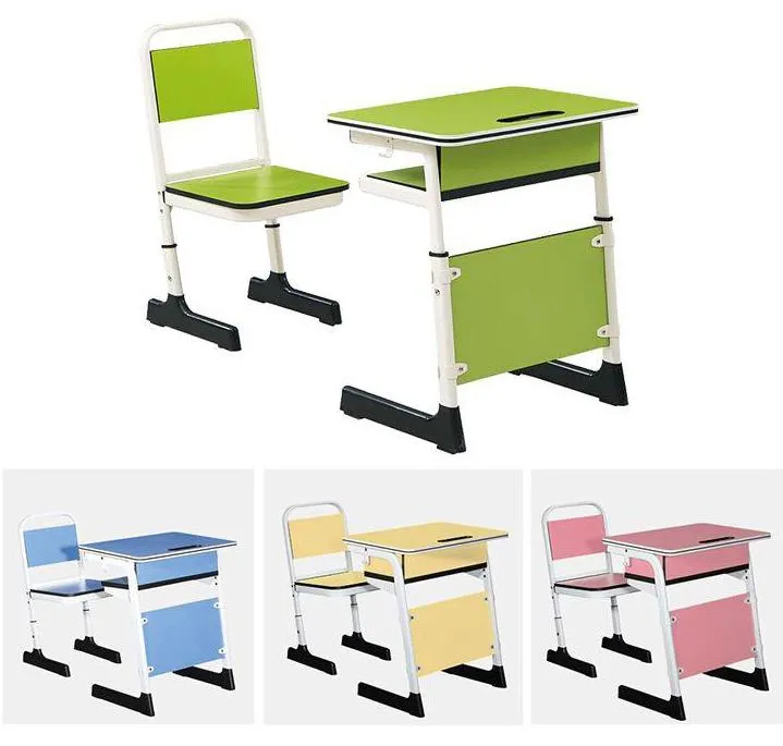 Double Tubes Classroom Desk & Bench Study Table for Children