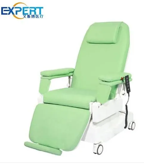 Electric Dialysis Chemotherapy Blood Donor Drawing Hemodialysis Dialysis Chair Medical Hemodialysis Bed Dialysis Treatment Hemodialysis Chair with High Quality
