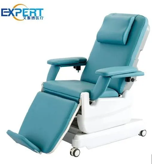 Electric Dialysis Chemotherapy Blood Donor Drawing Hemodialysis Dialysis Chair Medical Hemodialysis Bed Dialysis Treatment Hemodialysis Chair with High Quality