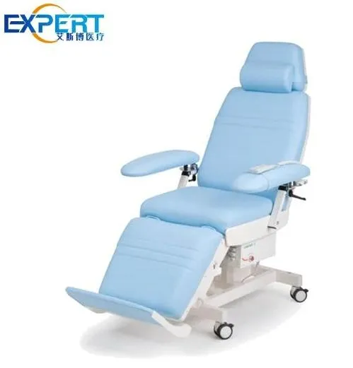 Electric Dialysis Chemotherapy Blood Donor Drawing Hemodialysis Dialysis Chair Medical Hemodialysis Bed Dialysis Treatment Hemodialysis Chair with High Quality