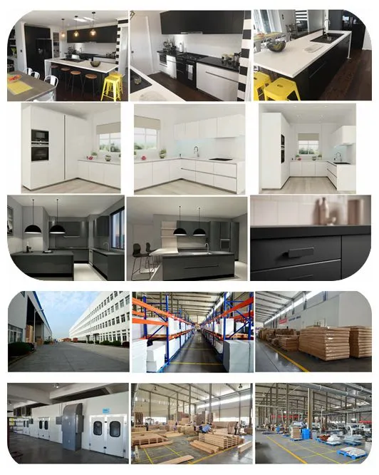 European Style Factory Price Matt/Glossy Grey Color Lacquer Kitchen Cabinet