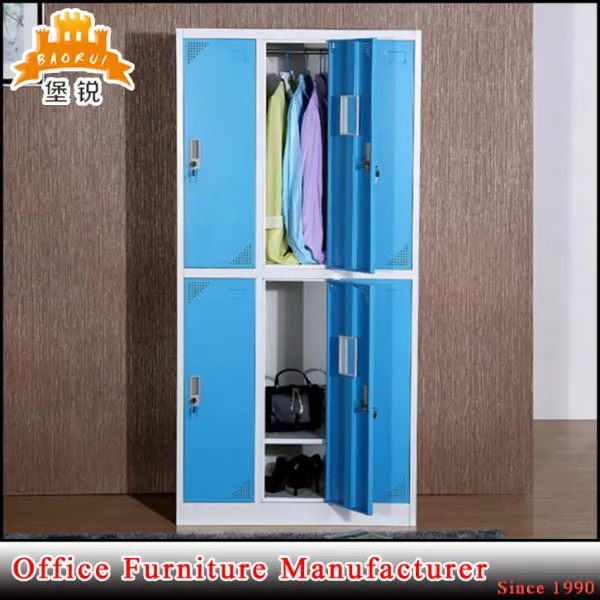 Fas-028 Colorful Steel Furniture Cabinet 6 Door School Metal Locker