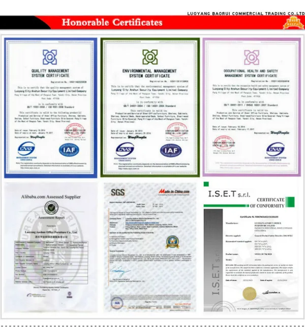 Fas-028 Colorful Steel Furniture Cabinet 6 Door School Metal Locker