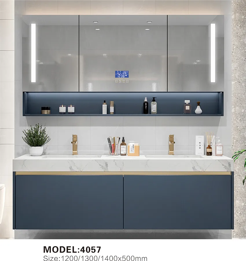 Folding Bathroom Cabinet Bathroom Water Cabinet Bathroom Storage Cabinet Bathroom Wall Decorative LED Mirror Cabinets