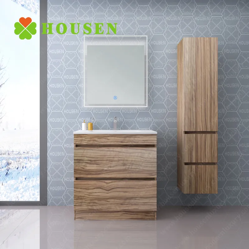 Formica Bathroom Vanity with Drawers Corner Cabinet for Toilets
