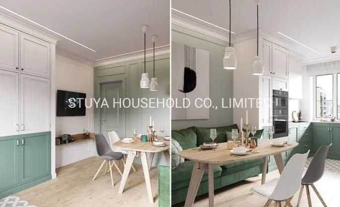 Foshan Lecong Stuya Modern Nordic Series Kitchen Cabinets House Furniture