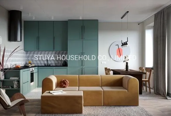 Foshan Lecong Stuya Modern Nordic Series Kitchen Cabinets House Furniture