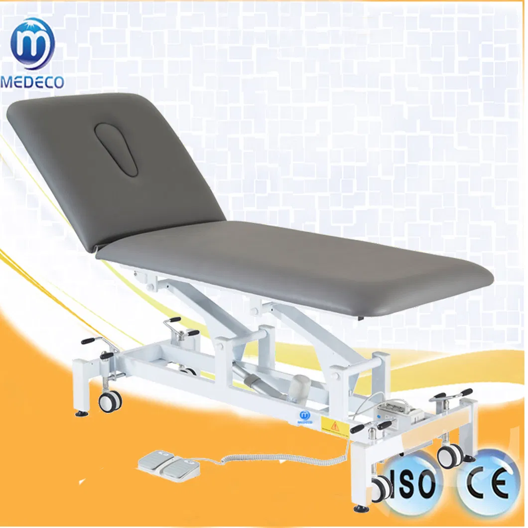 Free Sample Ayurveda Thai Electric Milking Wooden Massage Table for Sale