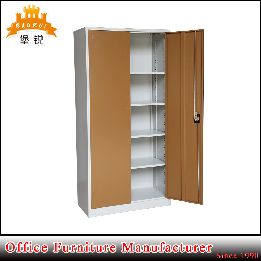H1850* W900 *D400mm Steel Cabinet Double Door Storage Metal Cupboard Jas-008