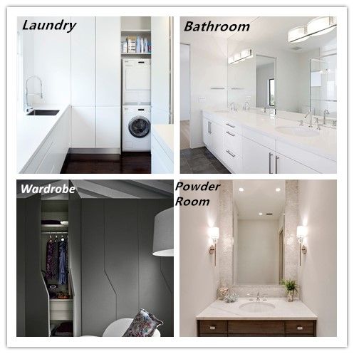 Hampton New Home Kitchen Renovation Solid Wood Door Plywood Carcass Customized Style Kitchen Cabinets