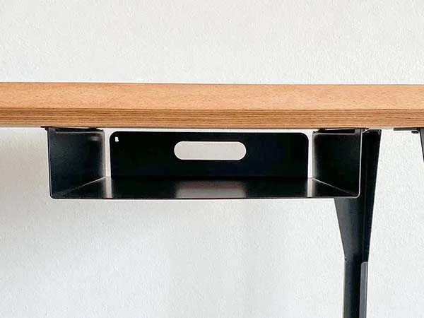 Handmade Under Desk Storage Shelf for Tablets, Smartphones and Books