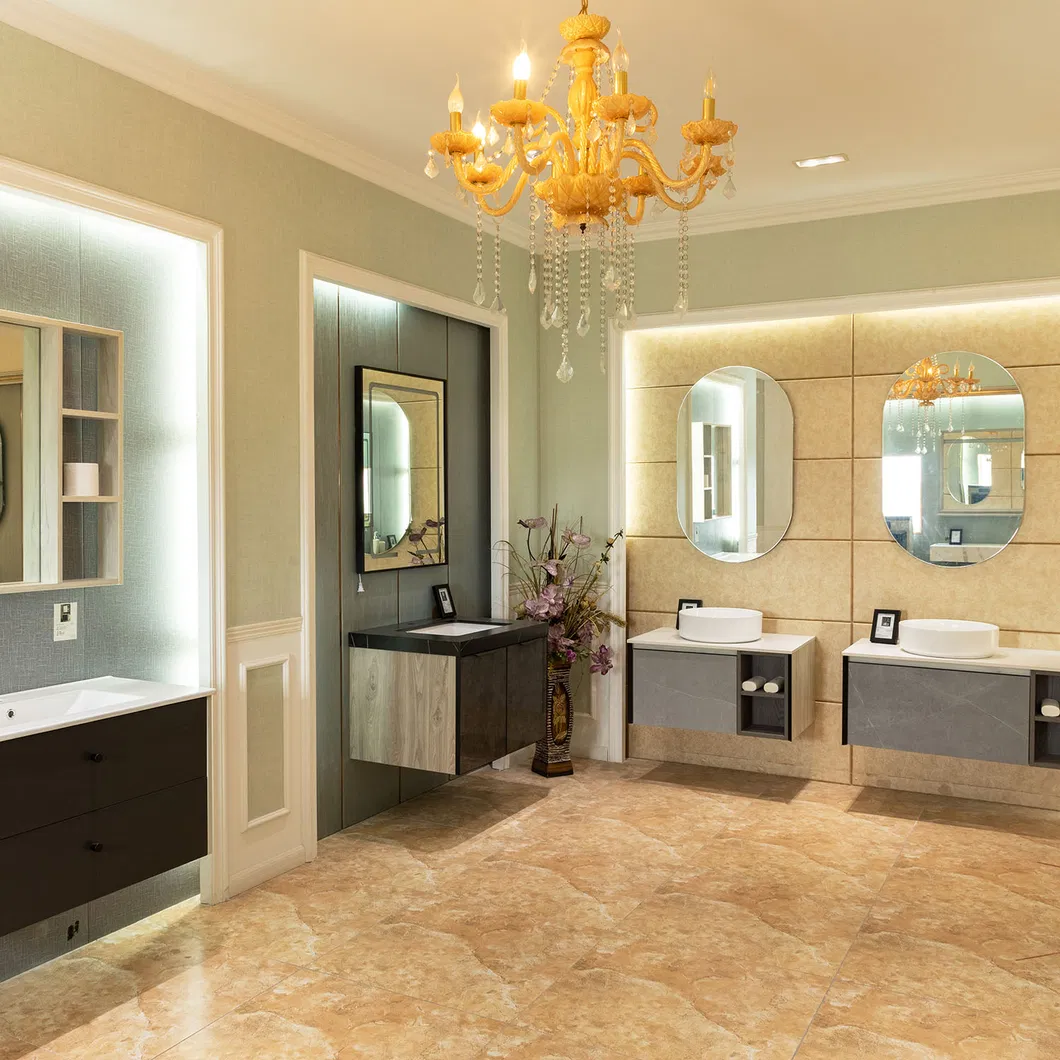 Hanging LED Bathroom Wall Cabinet Washbasin Dressing Table Design Bathroom Cabinet Storage