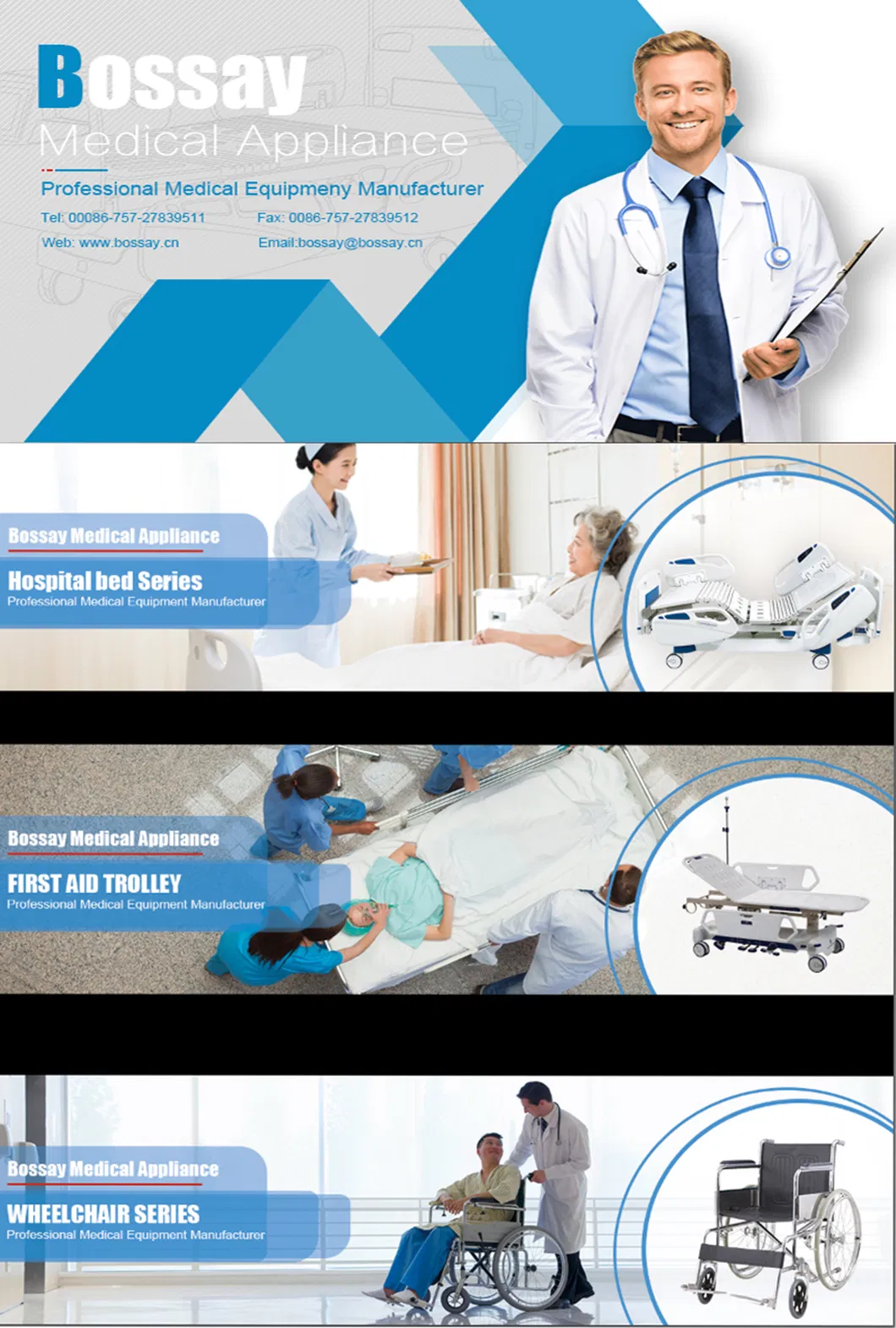 Hospital Bed Beds Furniture Patient Bed Electric Bed ICU Bed
