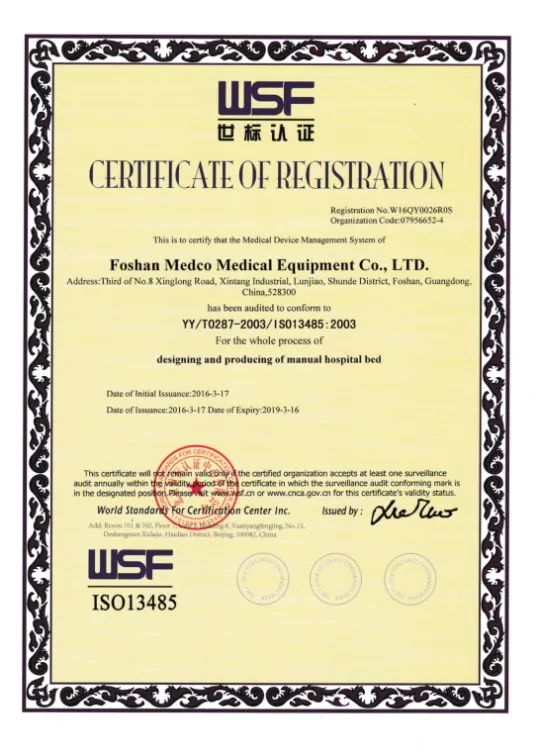 Hospital Bed Waterproof Foam 4 Folding Anti-Bedsore Mattress for Patient