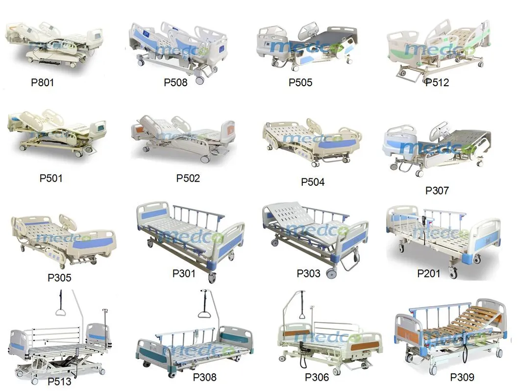 Hot Sell 2 Functions Manual Hospital Bed ABS Head&Foot Board
