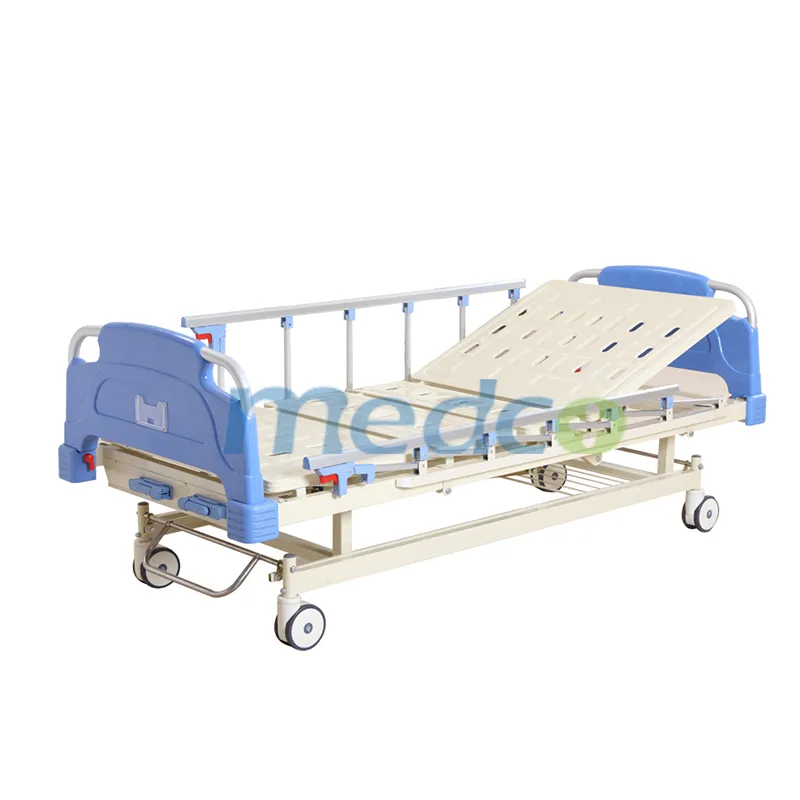 Hot Sell 2 Functions Manual Hospital Bed ABS Head&Foot Board