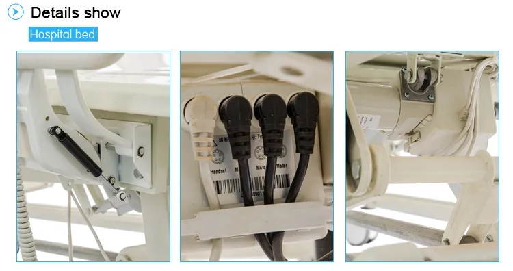 Hot Selling Multifunction Tilting Mobile Electric Medical Home Care Nursing Bed for Recovered People