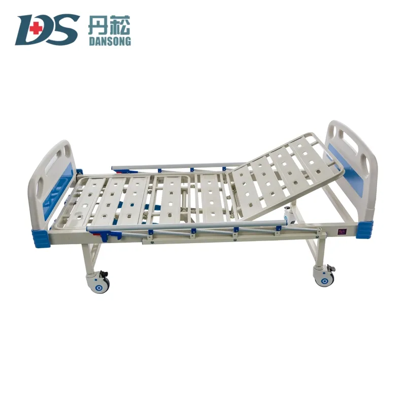 Hot Selling Two Crank Three Function Good Price Hospital Bed Manual