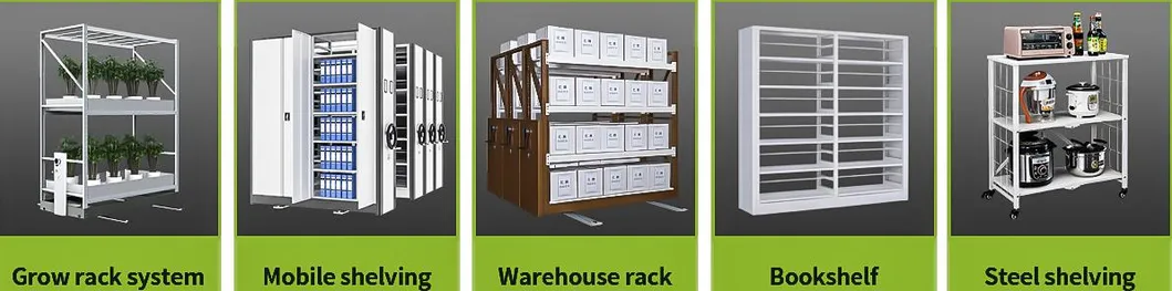 Industrial Compactor Storage File Cabinet Mobile Metal Locking Shelving Shelves