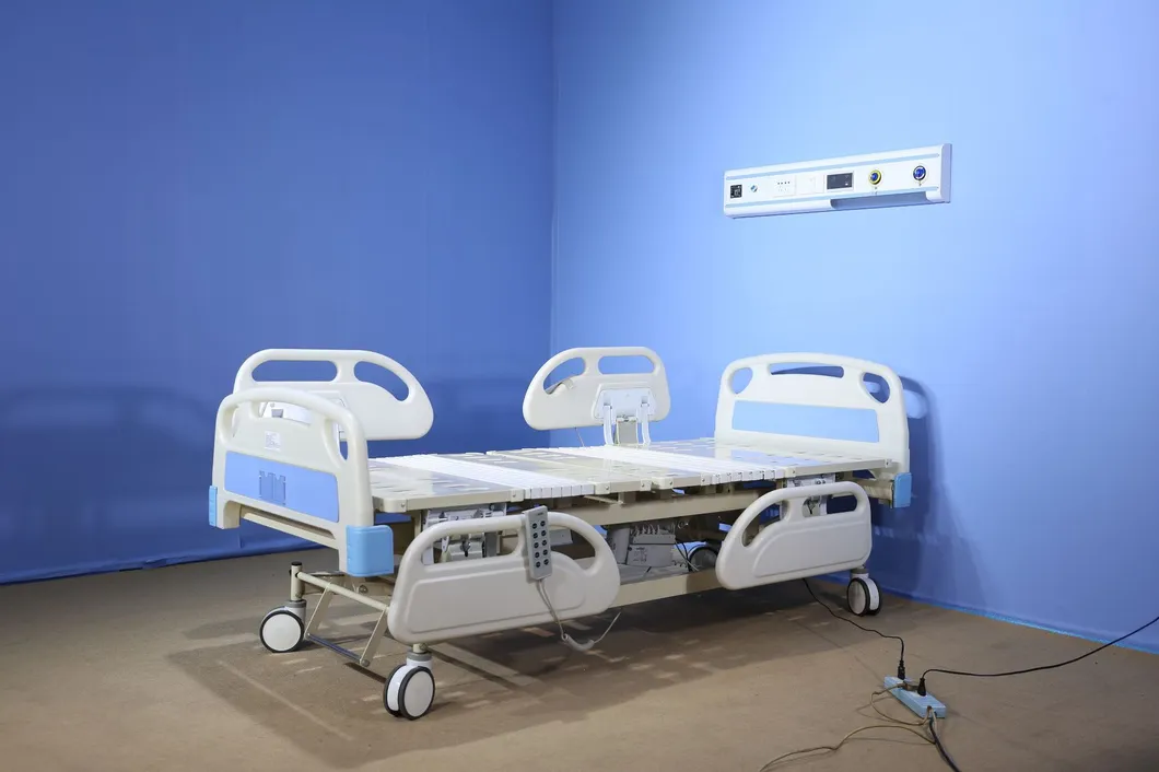 Intensive Care Unit Bed Equipment Multifunctional Multi-Function Electric Weighing Bed 2020 Hot Central Double Swing Sickbed
